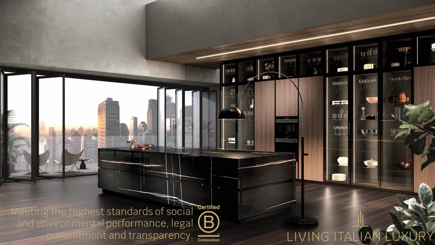 Living Italian Luxury sustainable kitchen